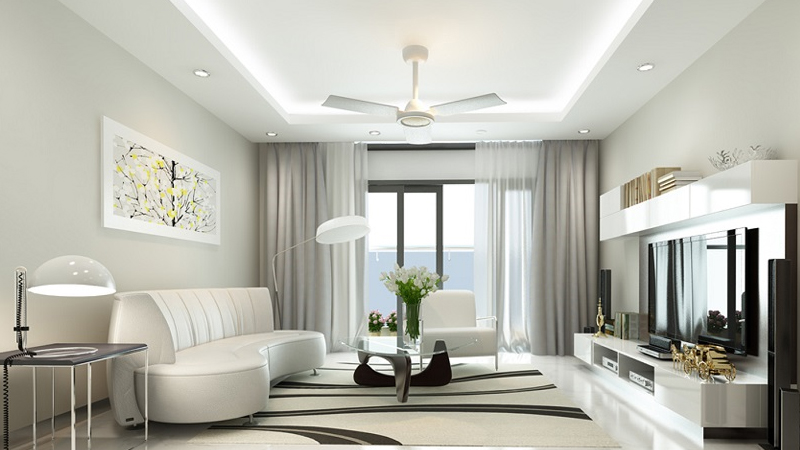 cach chon mau son trong nha phong khach menh kim