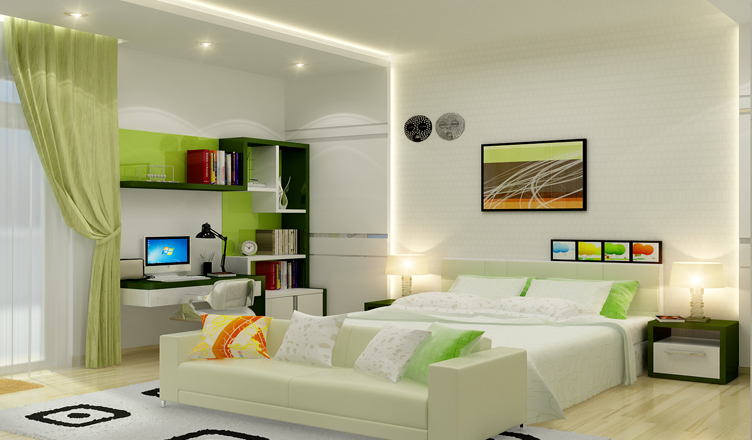 cach chon mau son trong nha phong ngu menh moc