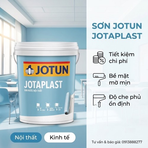 Sơn Jotun Jotaplast Kinh Tế Giá Rẻ Thùng 17L
