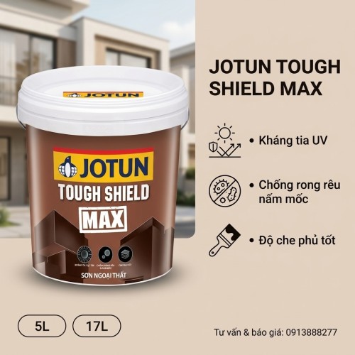 Sơn Jotun Ngoài Trời Tough Shield Max Thùng 17L