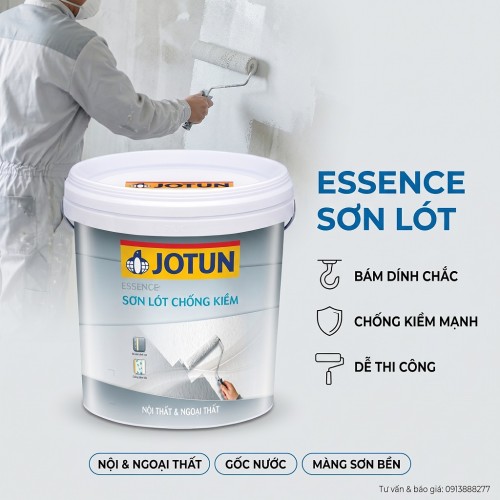 Sơn Lót Jotun Essence Chống Kiềm Trong Nhà và Ngoài Trời 17L