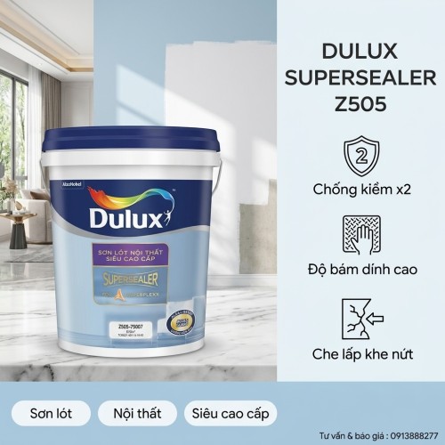 Sơn Lót Trong Nhà Dulux SuperSealer Z505 18L