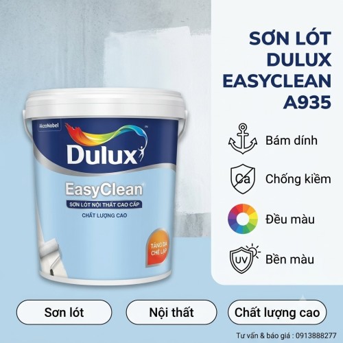 Sơn Lót Trong Nhà Dulux EasyClean A935 Thùng 15L