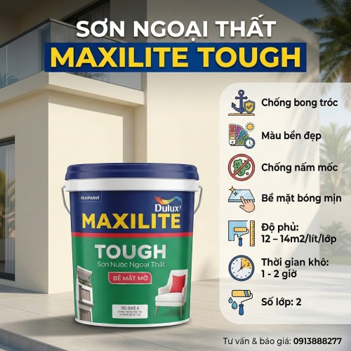Sơn Maxilite Tough 28C Ngoài Trời 15L thumb