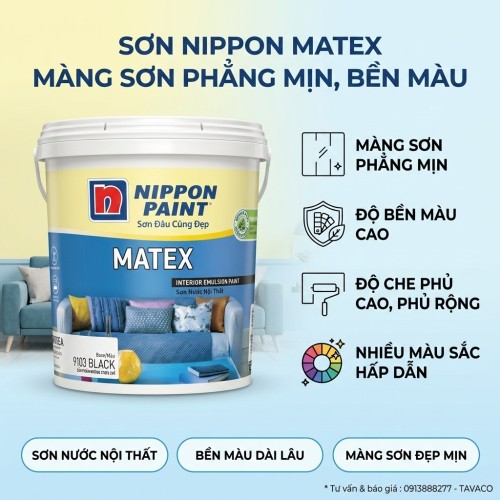 Sơn Nippon Trong Nhà Matex 18L