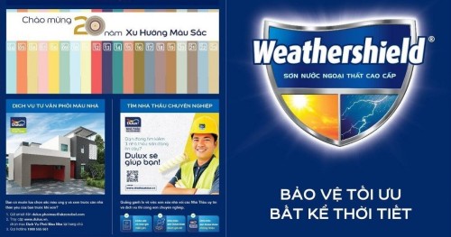 Bảng Màu Sơn Dulux Ngoài Trời (Ngoại Thất)