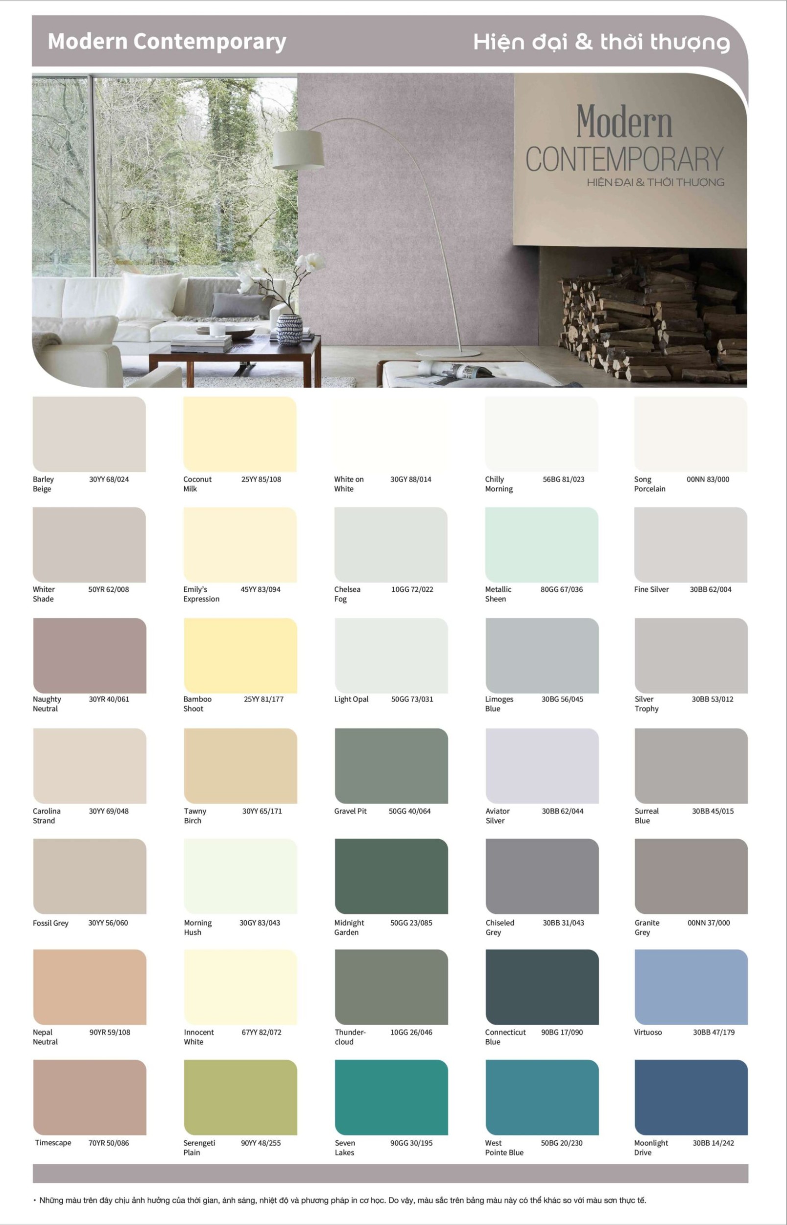 bang mau son dulux 5in1 3