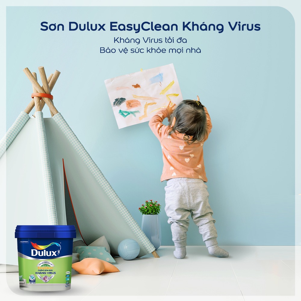 son dulux easy clean cho tuong noi that luon nhu moi