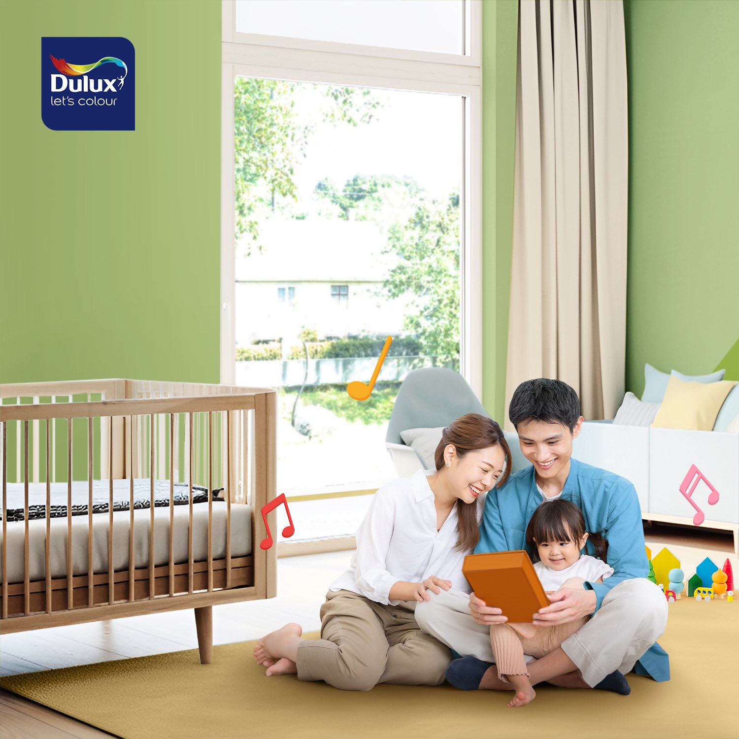son dulux to diem ve dep cho ngoi nha