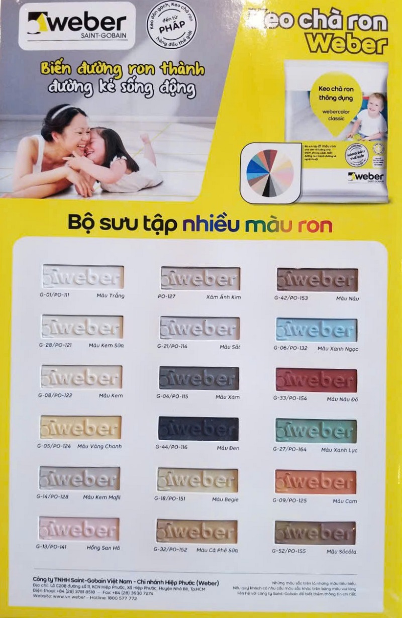 bang mau keo cha ron weber