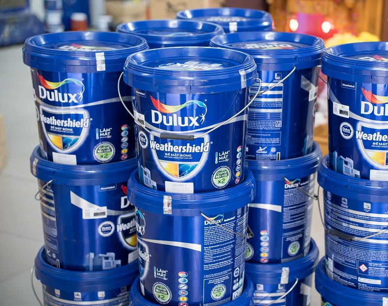 bang gia dulux weathershield ngoai troi