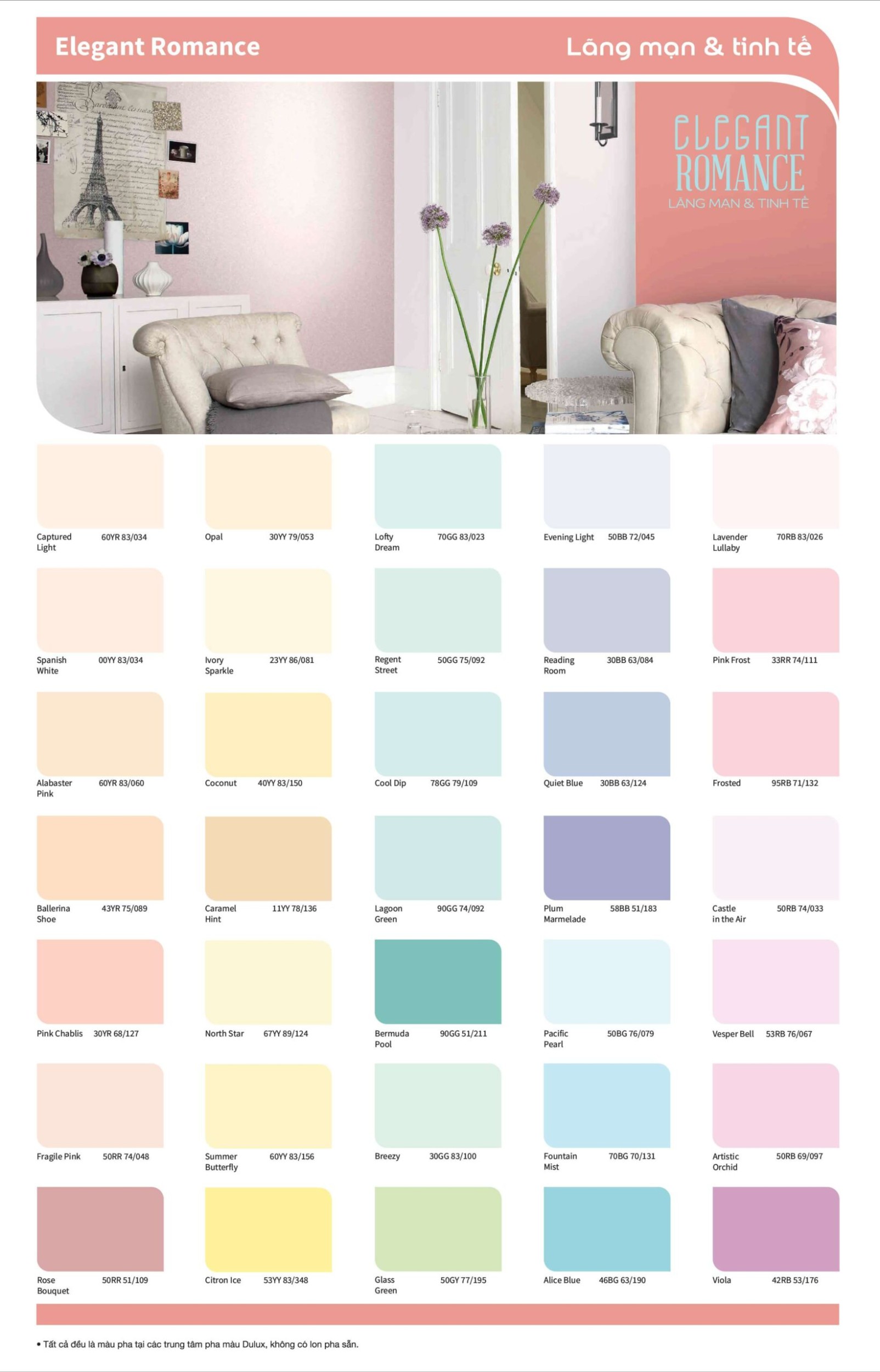 bang mau son dulux 5in1 2