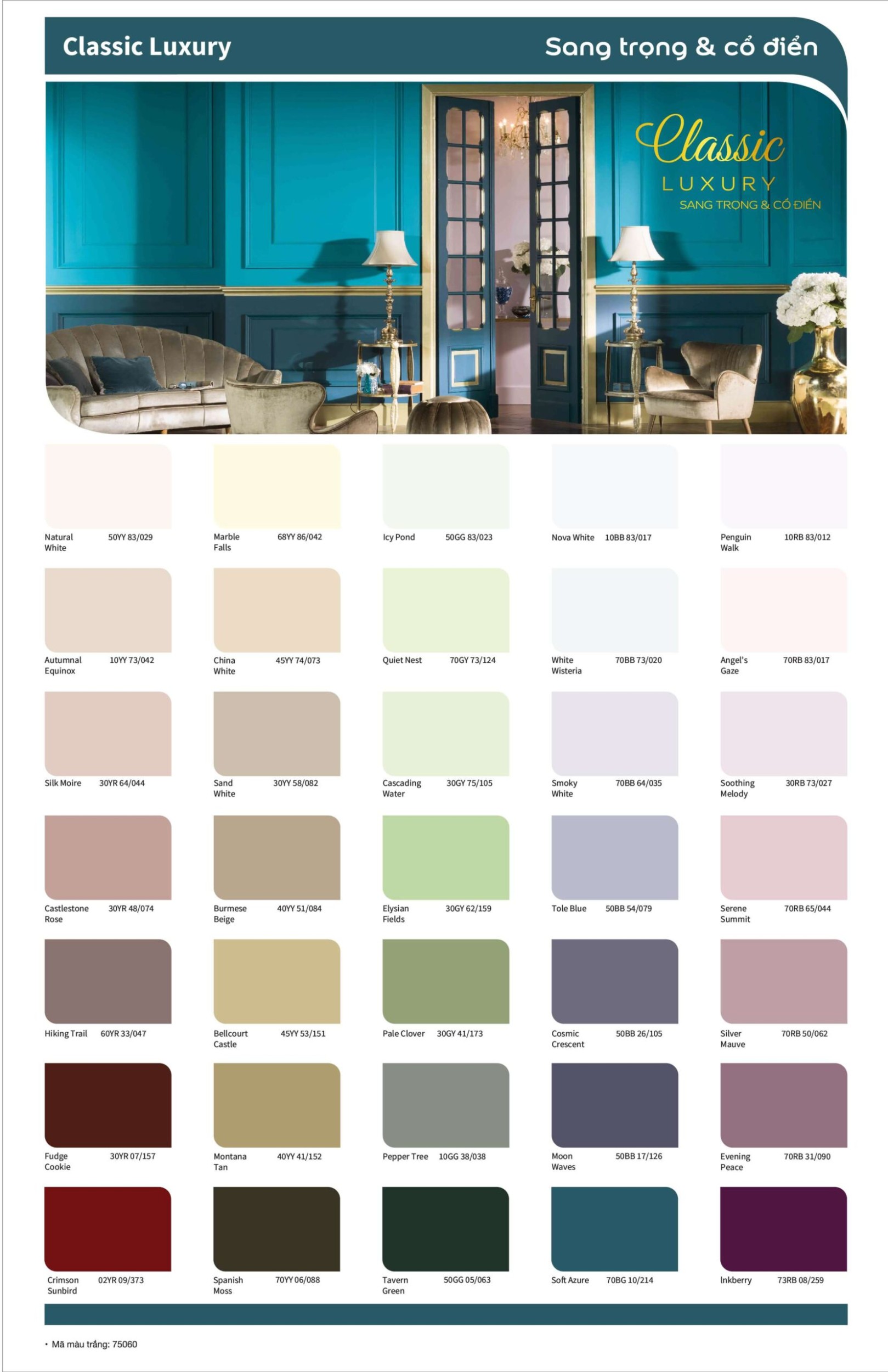 bang mau son dulux 5in1