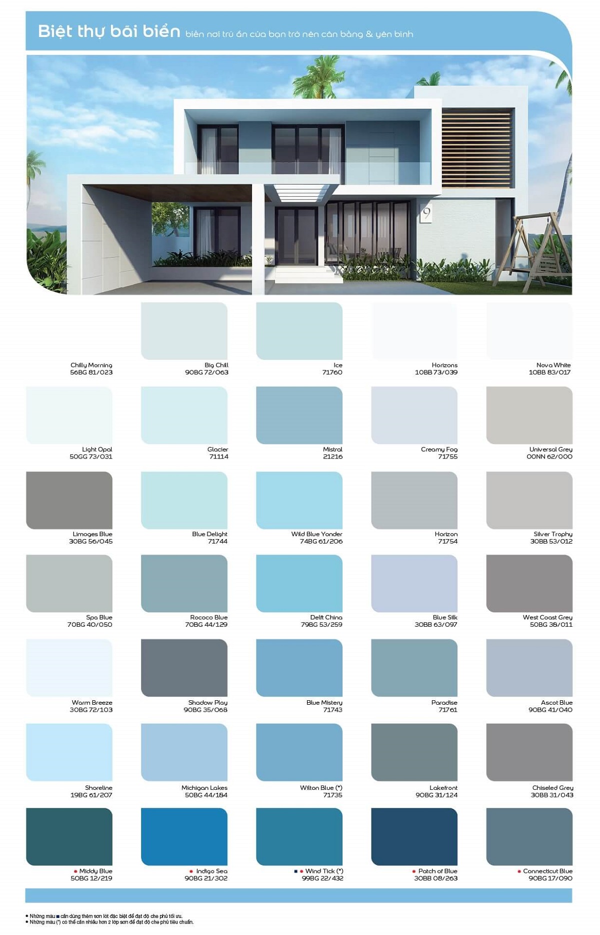 bang mau son dulux weathershield