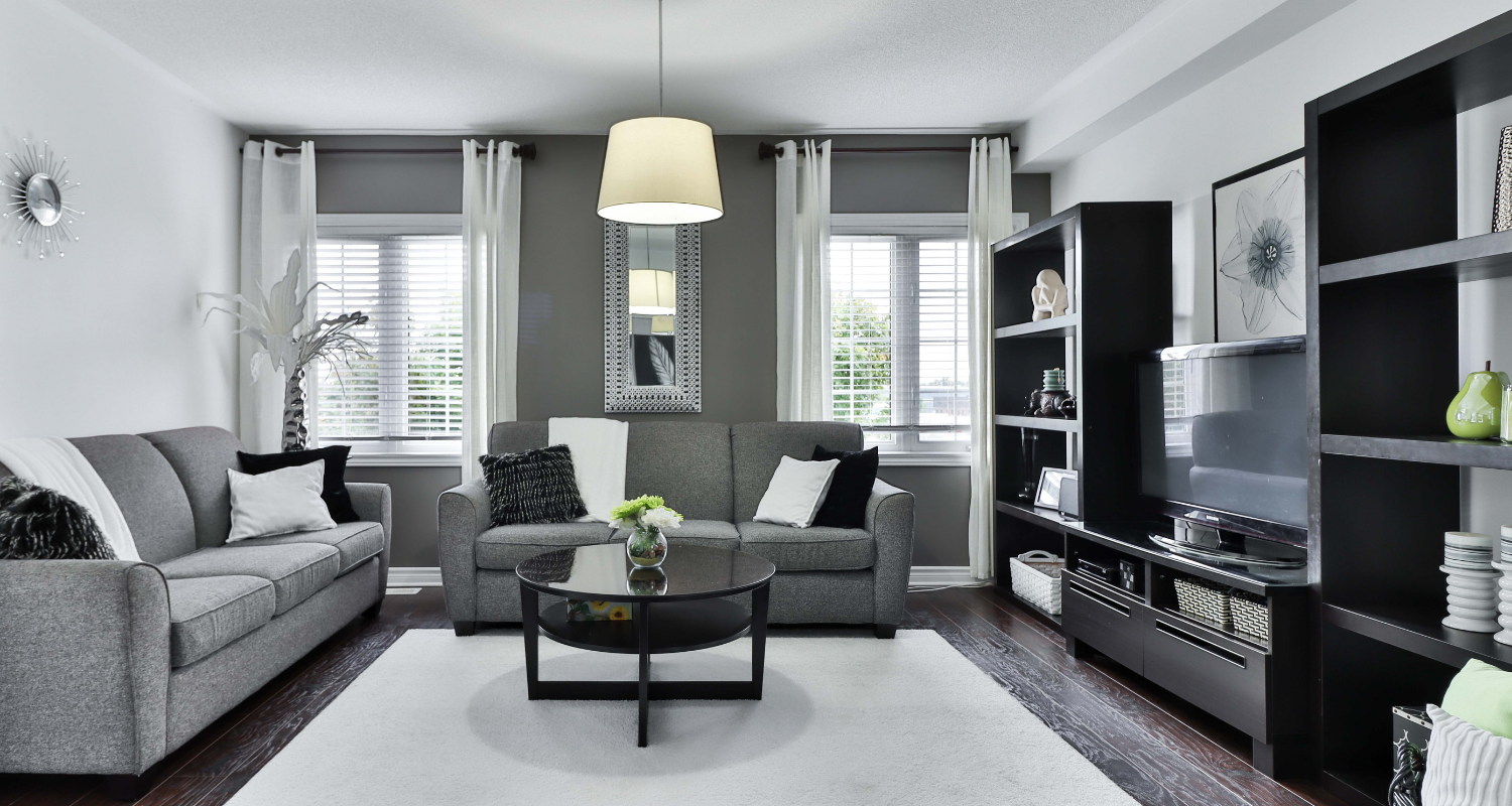 son nha phong khach mau ghi sang